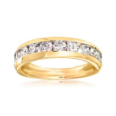 1.00 ct. t.w. Diamond Wedding Band in 14kt Yellow Gold