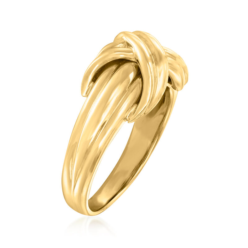 C. 1998 Vintage Tiffany Jewelry "Paloma Picasso" 18kt Yellow Gold X Ring  image number 2