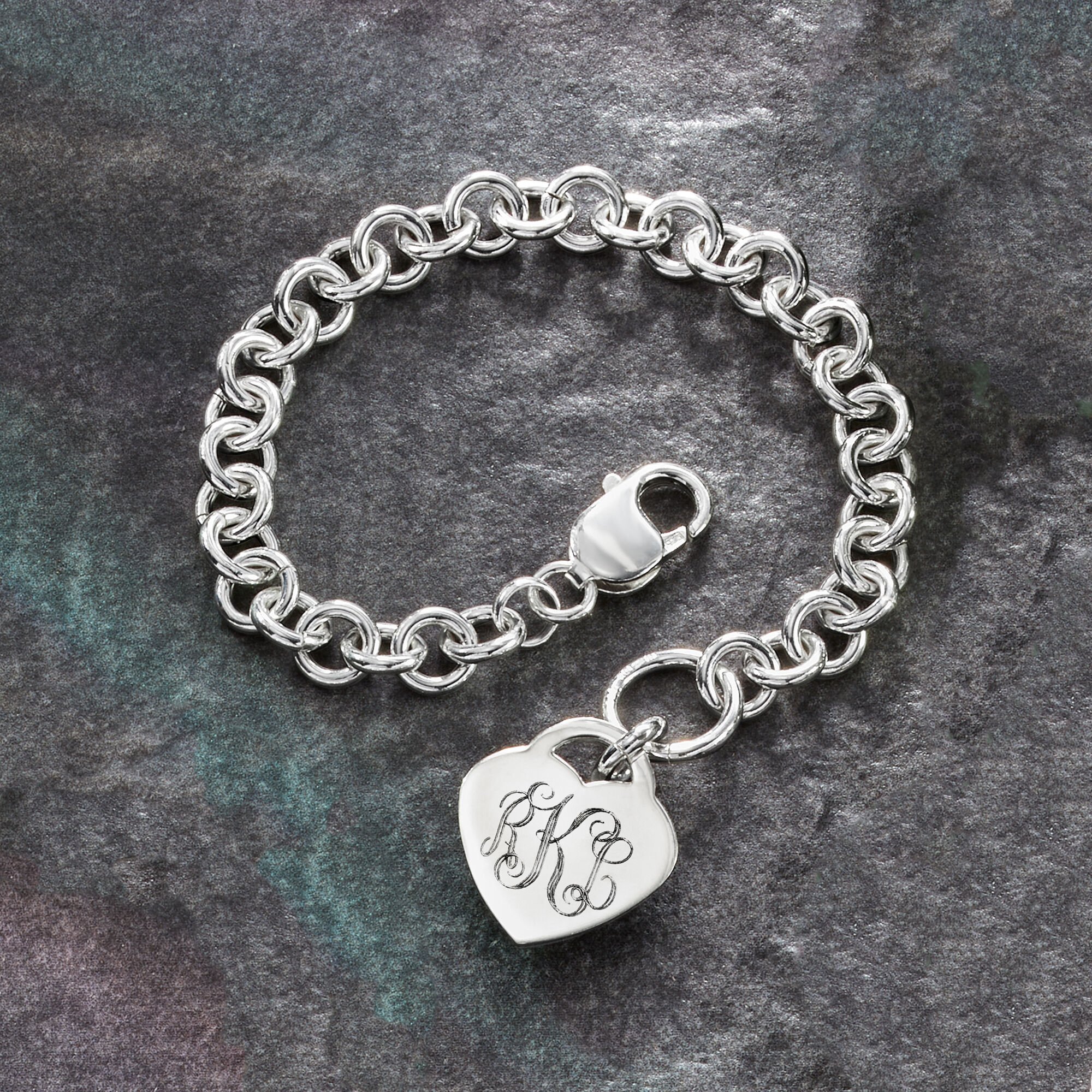 Sterling silver engravable jewelry top