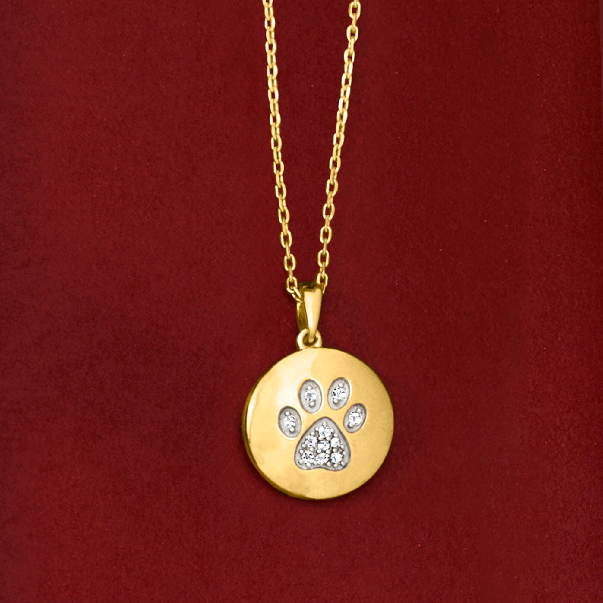 Paw print jewelry gold new arrivals