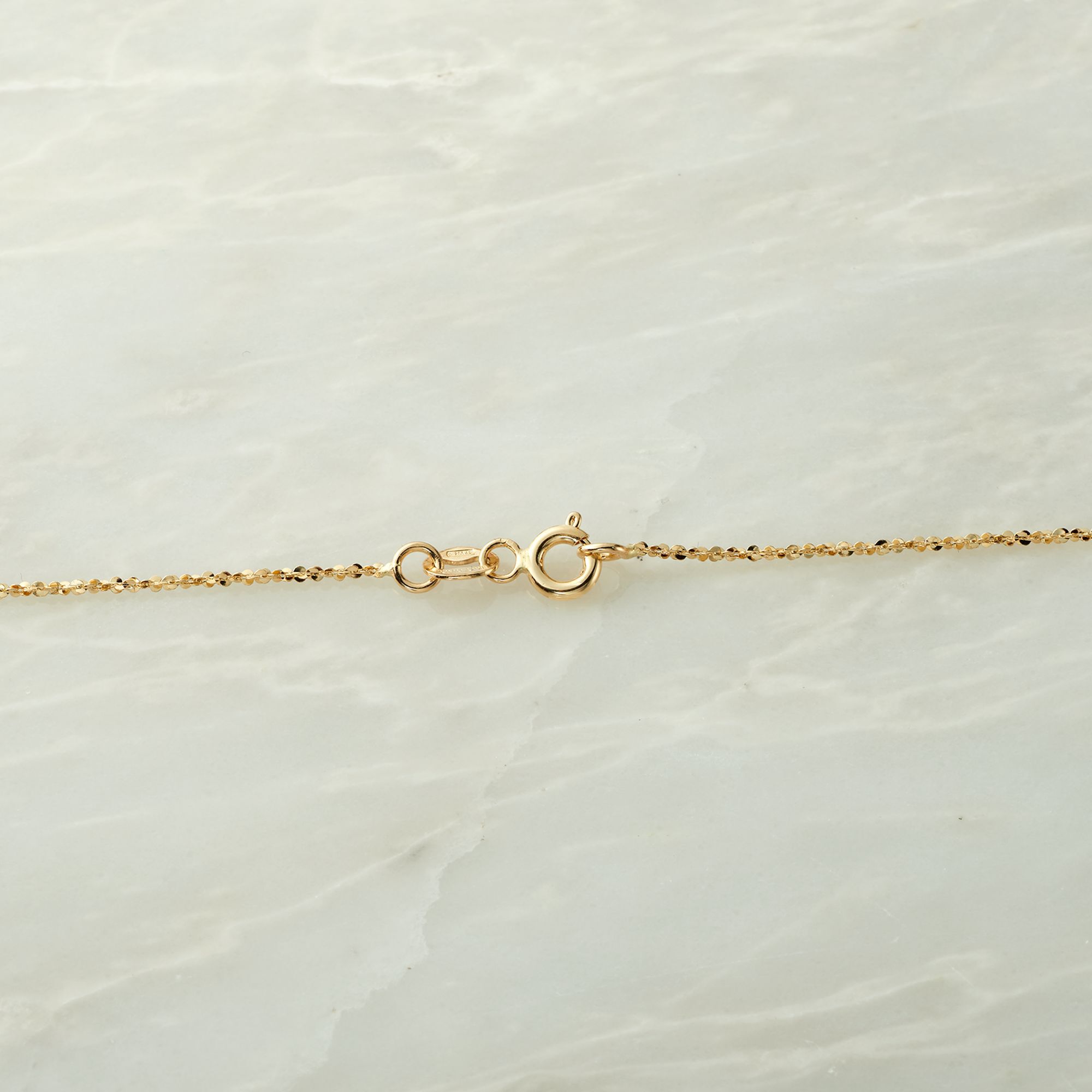 Italian 1mm 14kt Yellow Gold Twisted Sparkle-Chain Necklace