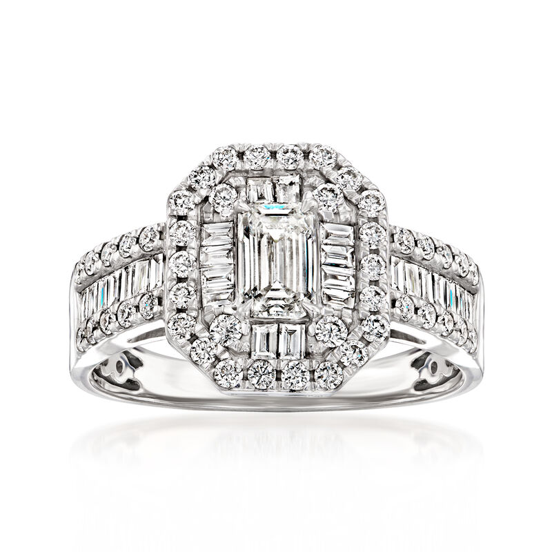 1.50 ct. t.w. Lab-Grown Diamond Cluster Ring in Sterling Silver image number 0