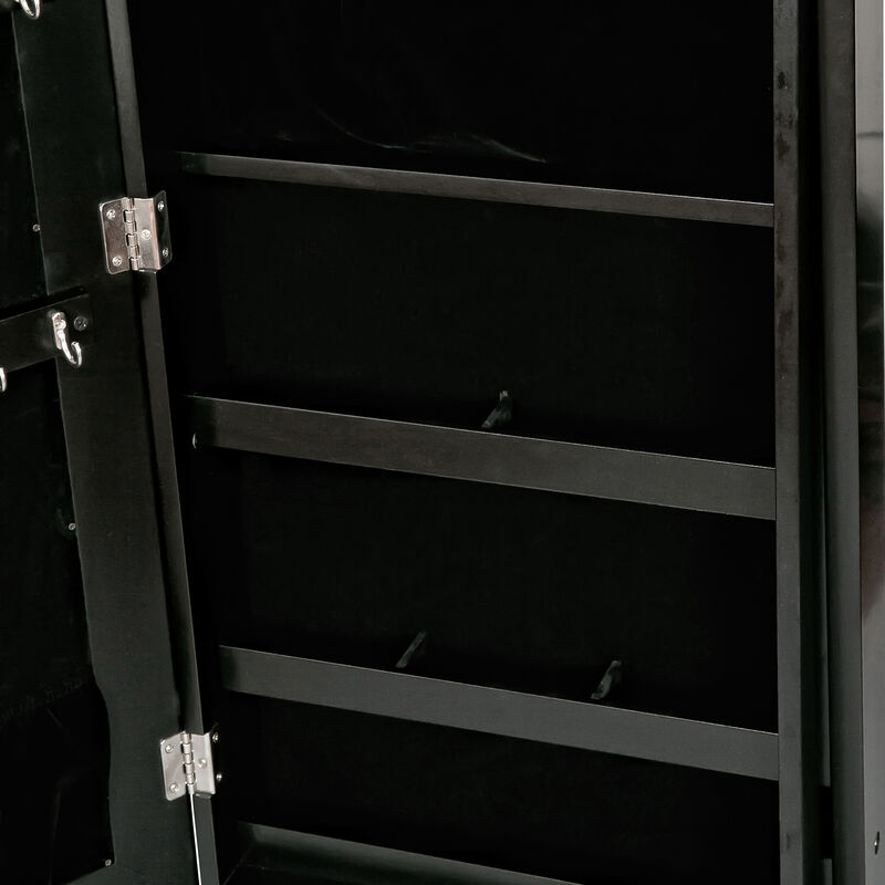 Mele & Co. "Victoria" Java-Finish Jewelry Armoire  image number 4