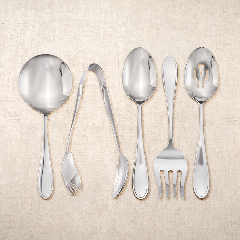 Yamazaki 5-pc. "Hospitality" 18/8 Stainless Steel Serving Set image number 0