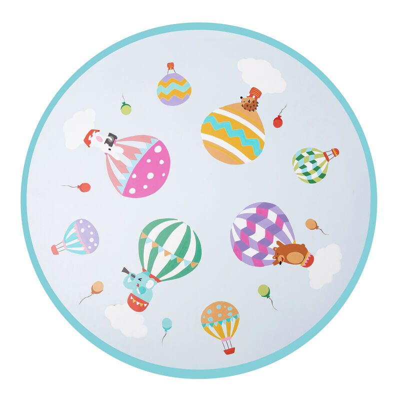 Fantasy Fields &quot;Hot Air Balloons&quot; Child's 3-pc. Wooden Set: Table and 2 Chairs image number 2