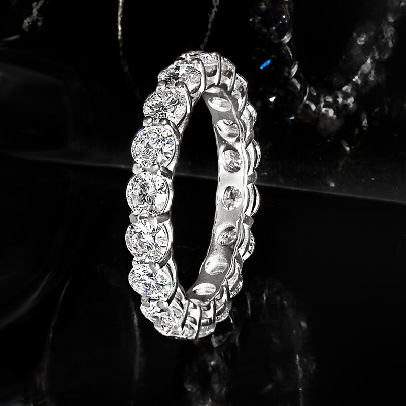 3.00 ct. t.w. Lab-Grown Diamond Eternity Band in 14kt White Gold image number 3