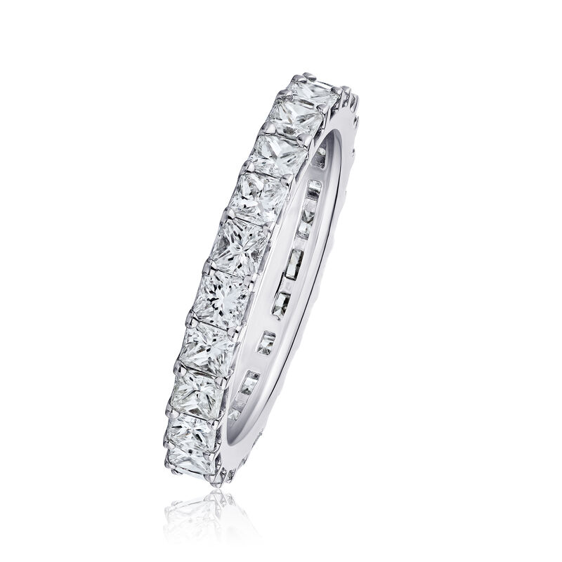 1.90 ct. t.w. Princess-Cut Diamond Eternity-Style Wedding Band in 14kt White Gold image number 1