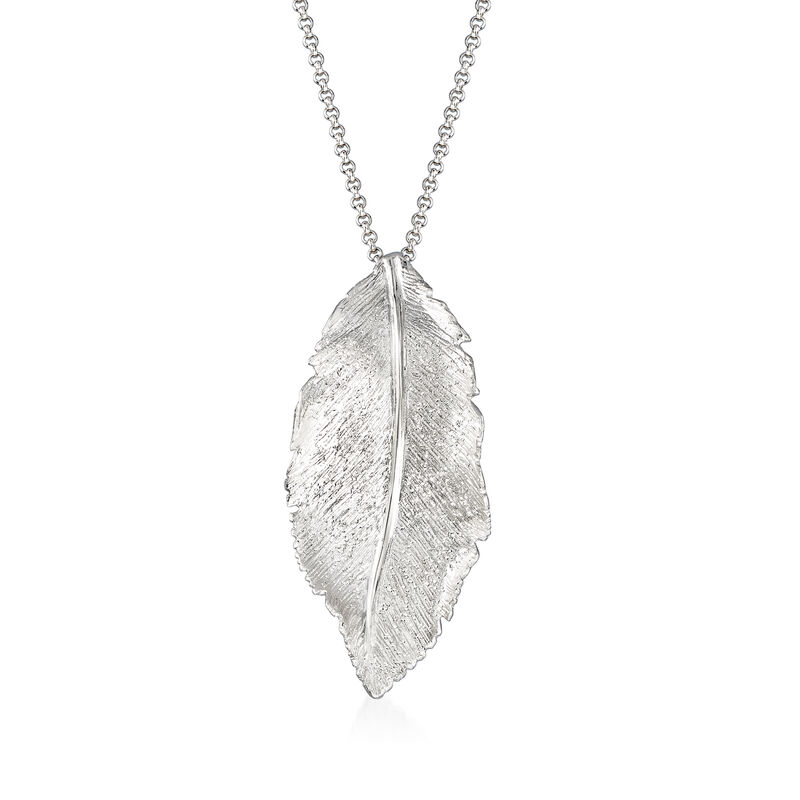 Charles Garnier &quot;Constellation&quot; Leaf Pendant in Sterling Silver image number 0