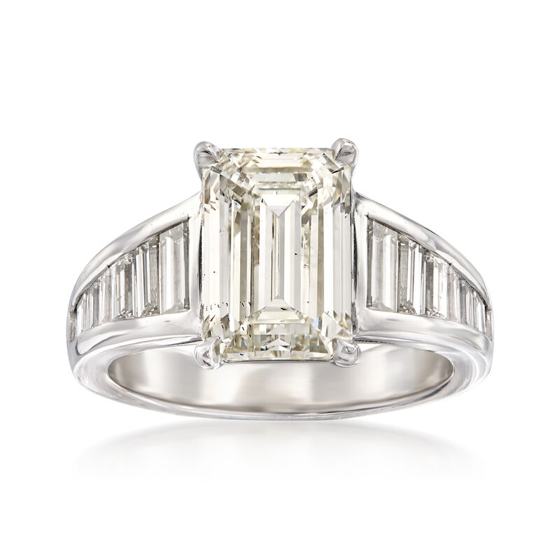 5.02 ct. t.w. Diamond Ring in 18kt White Gold image number 0