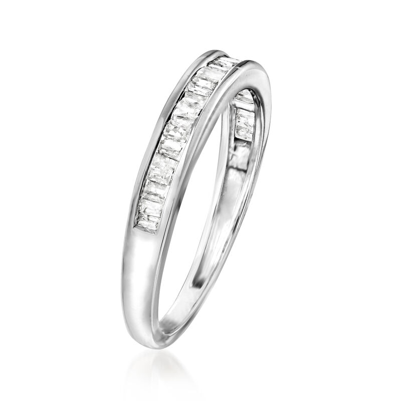 .25 ct. t.w. Baguette Diamond Ring in Sterling Silver image number 2