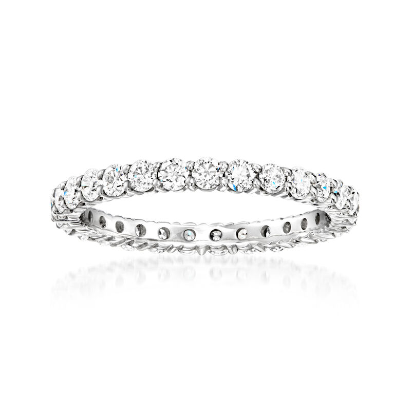 1.00 ct. t.w. Diamond Eternity Band in 14kt White Gold image number 0