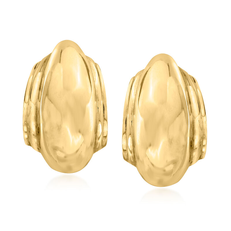C. 1980 Vintage Tiffany Jewelry 18kt Yellow Gold Earrings image number 0