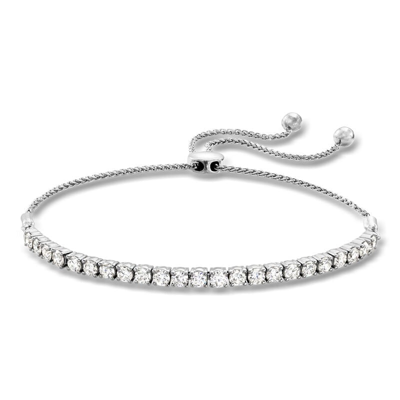 2.00 ct. t.w. Lab-Grown Diamond Bolo Bracelet in Sterling Silver  image number 0