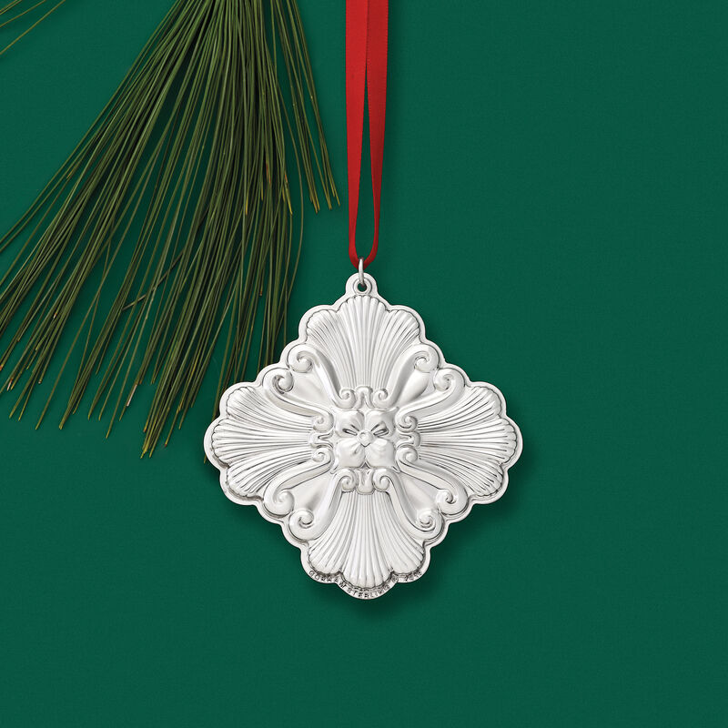 Gorham 2019 Annual Sterling Silver Cross Ornament - 6th Edition image number 1