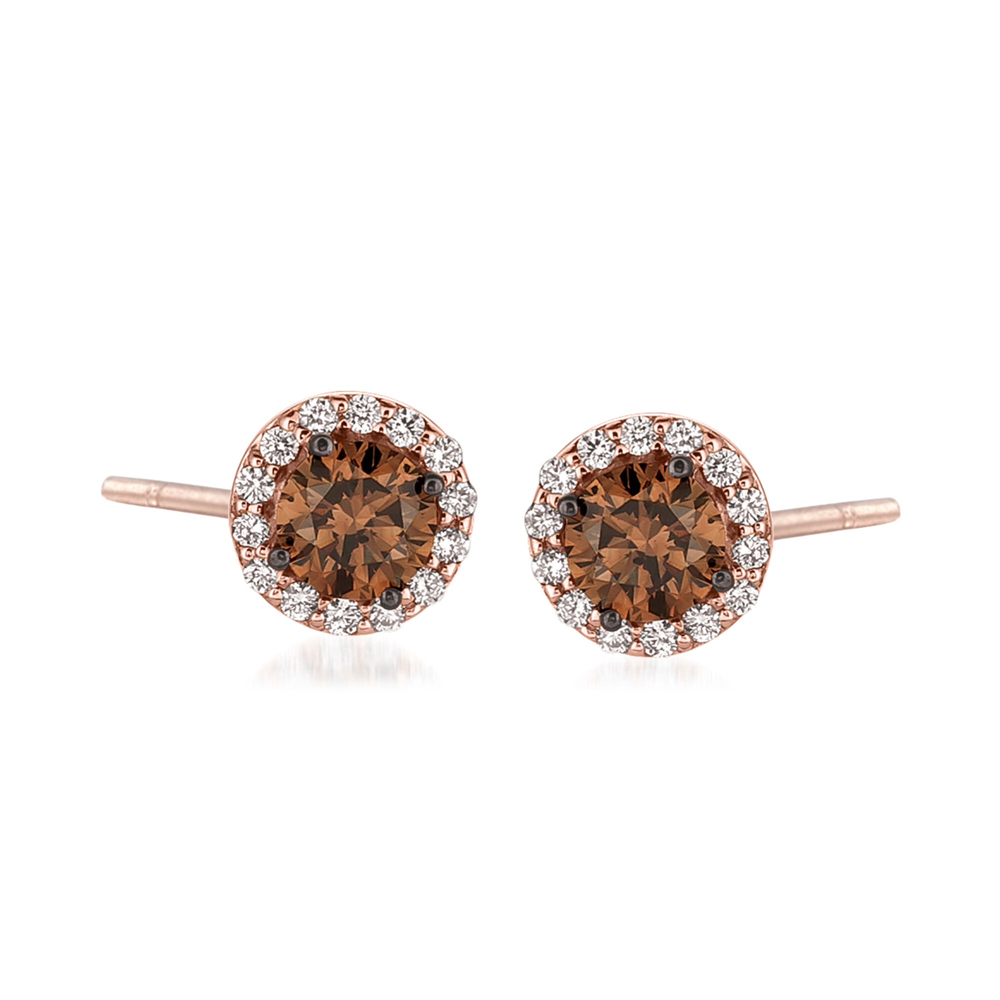 Levian chocolate diamond stud earrings sales