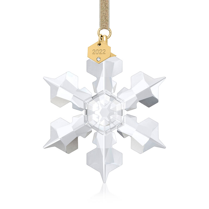Swarovski Crystal 2022 Annual Snowflake Ornament  image number 1
