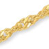 Italian 1.5mm 18kt Gold Over Sterling Adjustable Singapore-Chain Necklace