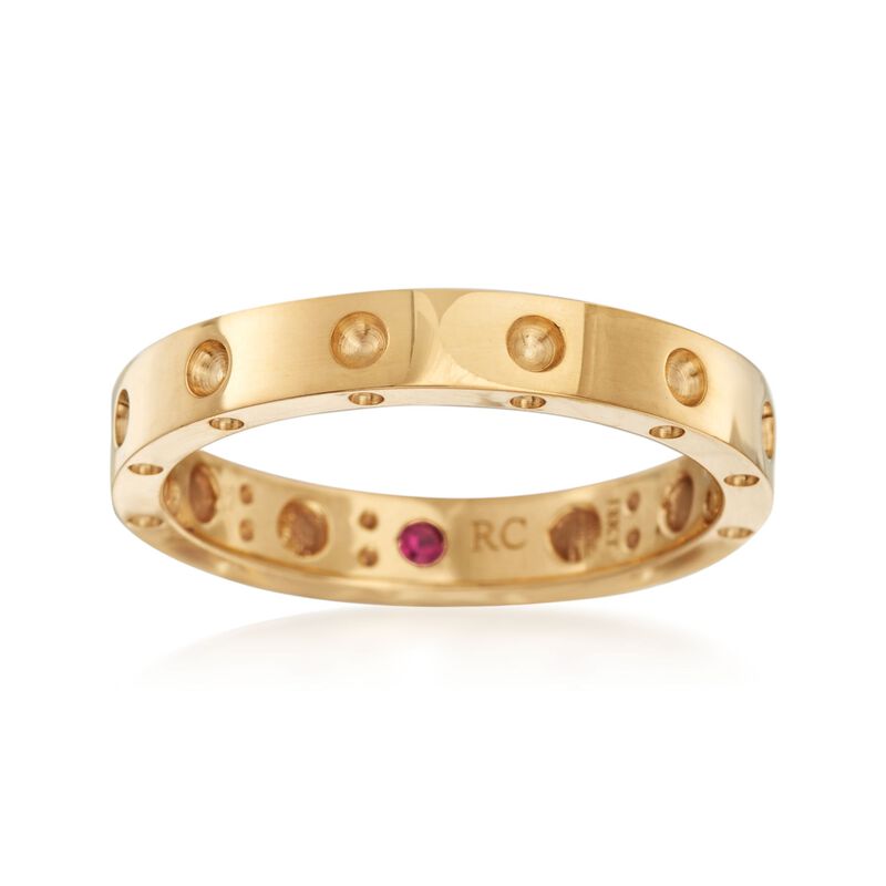 Roberto Coin &quot;Symphony&quot; Pois Moi 18kt Yellow Gold Ring image number 0