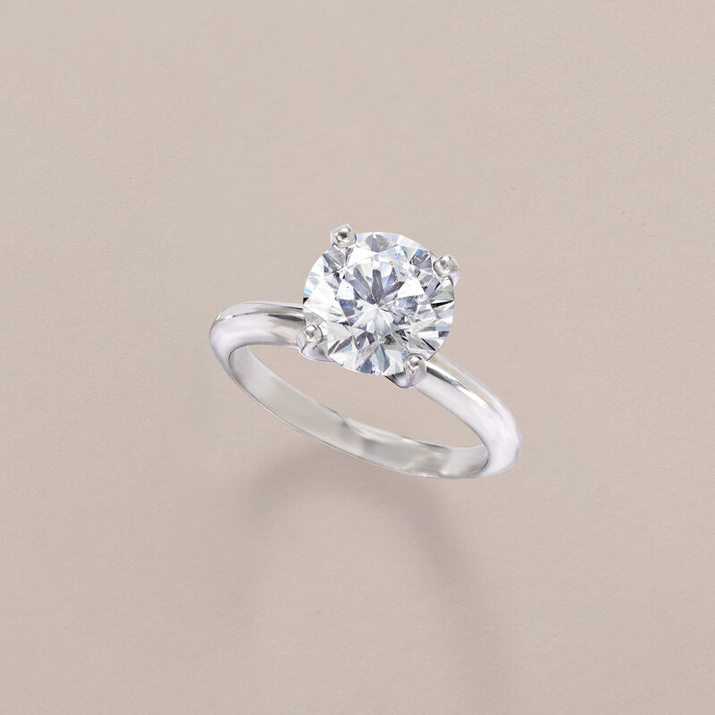 1.88 ct. t.w. Certified Diamond Ring in 18kt White Gold image number 4