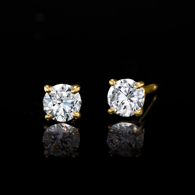 .25 ct. t.w. Lab-Grown Diamond Stud Earrings in 14kt Yellow Gold  image number 1