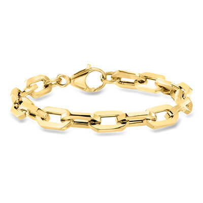 Italian 14kt Yellow Gold Large Cable-Link Bracelet