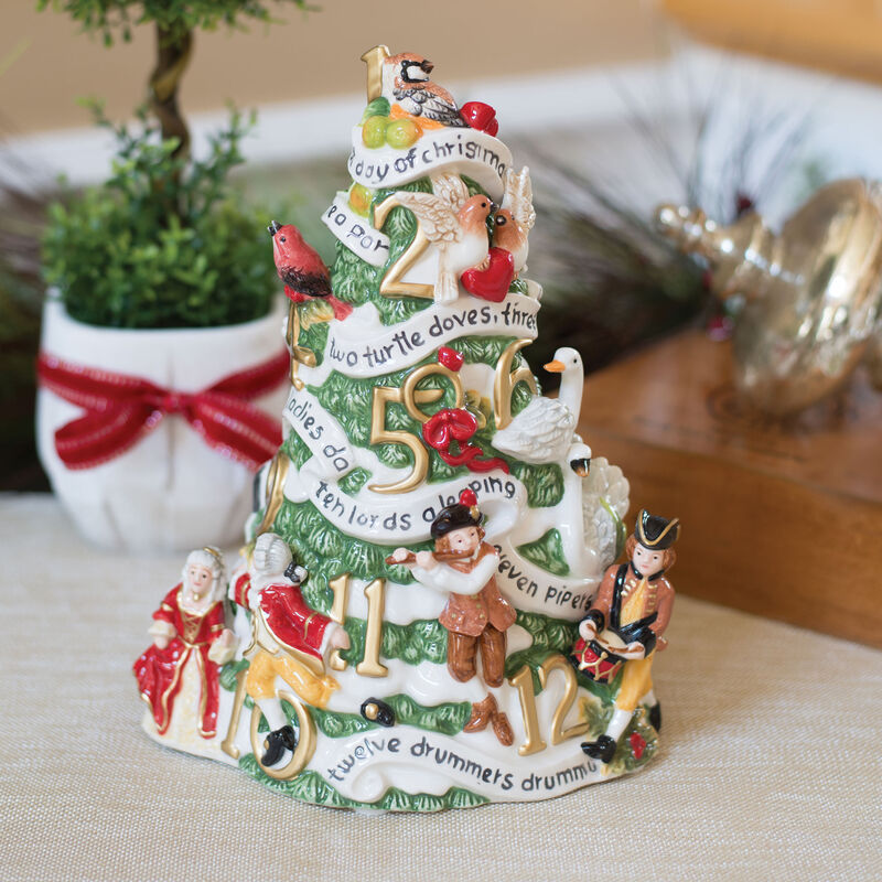 Fitz and Floyd &quot;12 Days of Christmas&quot; Limited Edition Musical Figurine image number 4