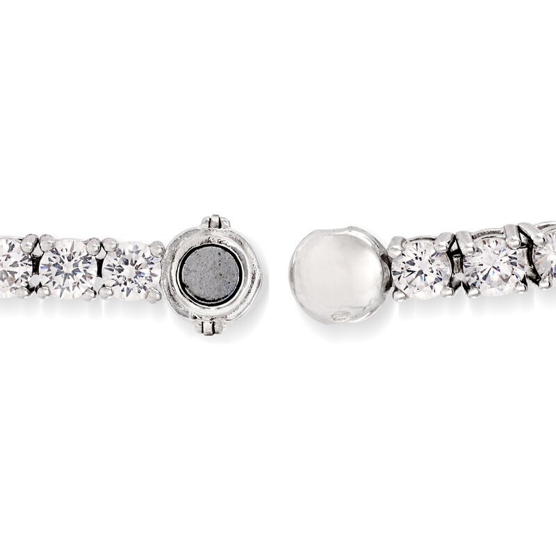 9.00 ct. t.w. CZ Tennis Bracelet in Sterling Silver image number 2