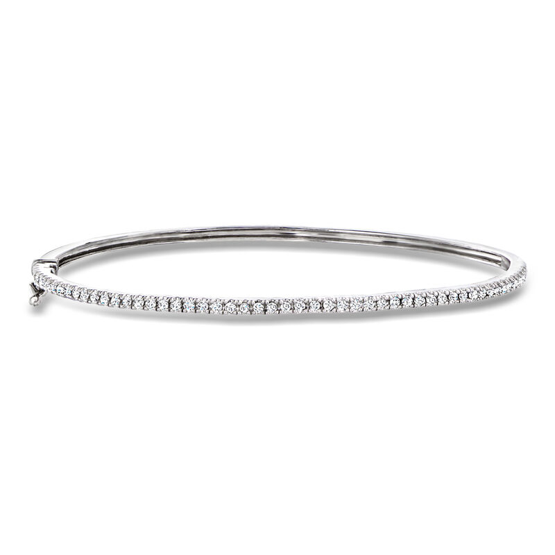 .50 ct. t.w. Diamond Bangle Bracelet in Sterling Silver image number 0