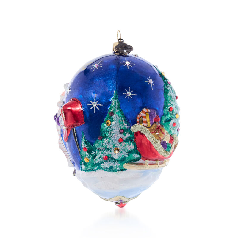 Jay Strongwater &quot;Christmas Delivery&quot; Glass Ornament image number 1