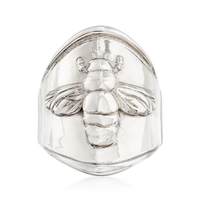 Italian Sterling Silver Bumblebee Ring image number 0