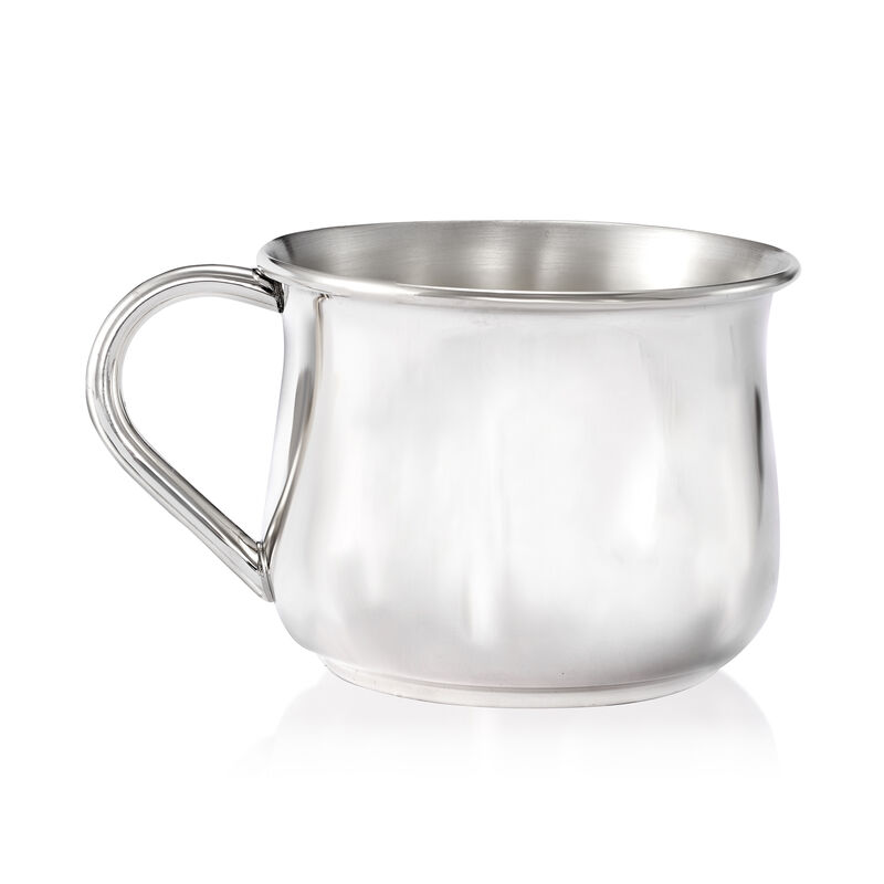 Single-Initial - Gorham Sterling Silver Bulged Baby Cup image number 0