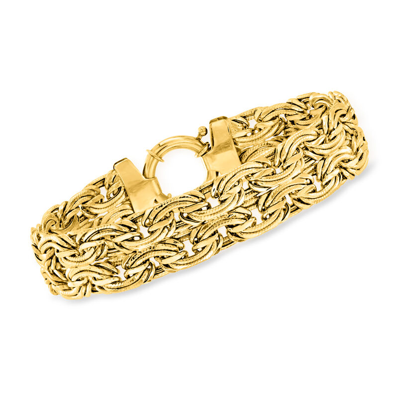 10kt Yellow Gold Oval-Link Bracelet image number 0
