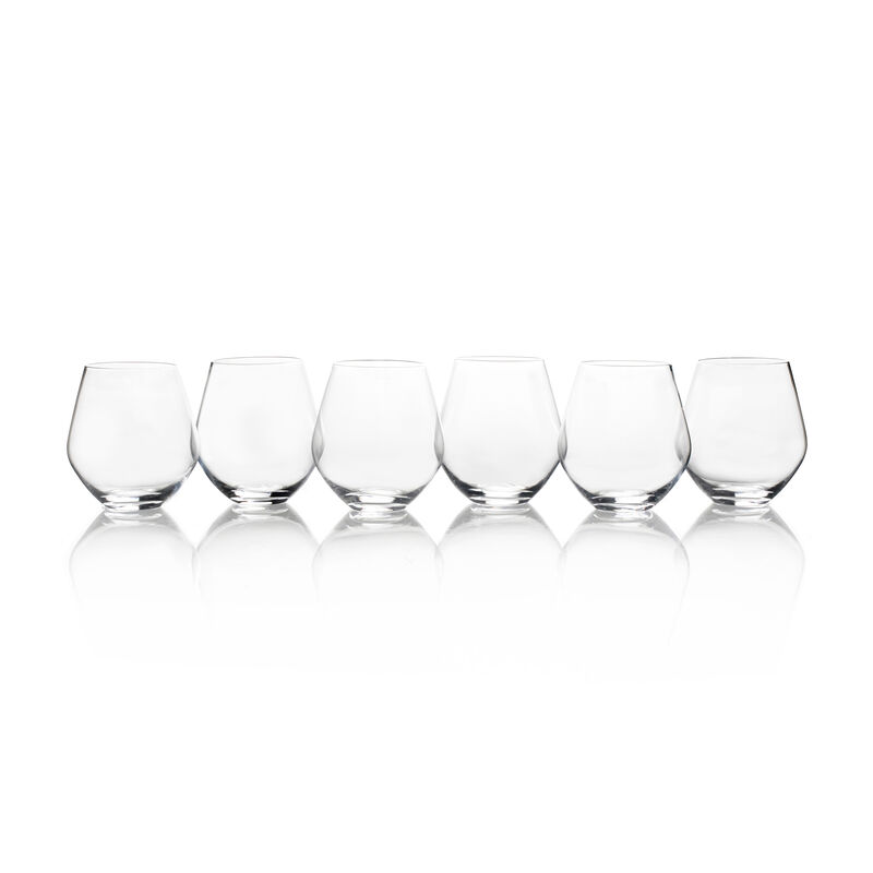 Mikasa &quot;Gianna&quot; Set of 6 Stemless Glasses image number 1