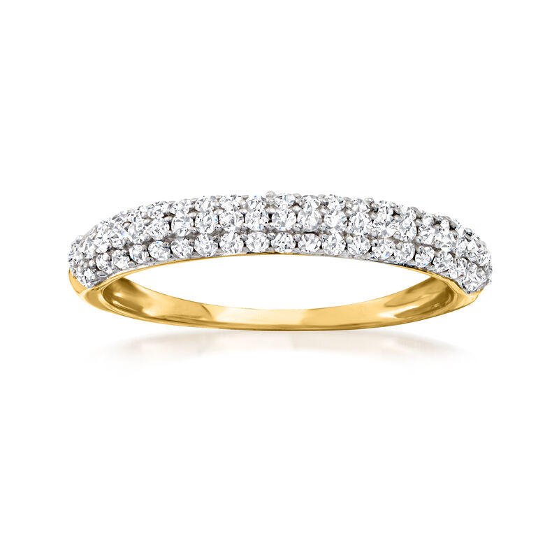 .50 ct. t.w. Pave Diamond Ring in 14kt Yellow Gold image number 0