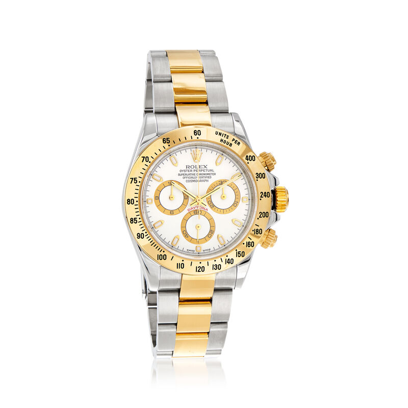 Pre-Owned Rolex Daytona Men's 40mm Automatic Stainless Steel Watch with 18kt Yellow Gold image number 0