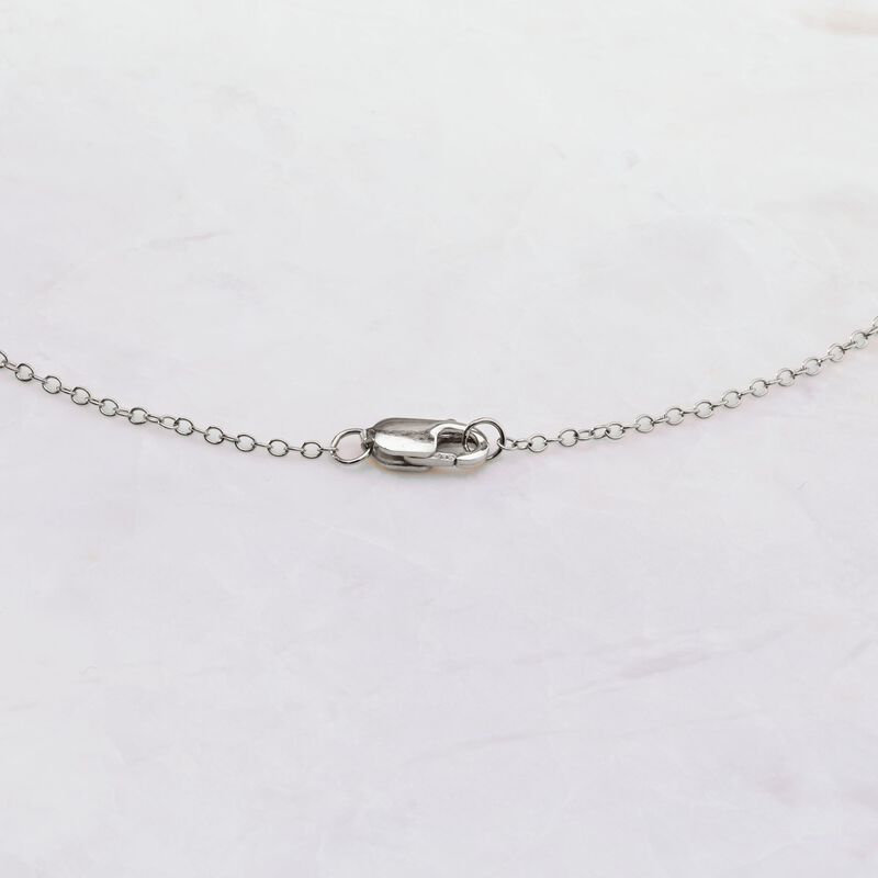 .50 ct. t.w. Bezel-Set Diamond Station Necklace in 14kt White Gold image number 3