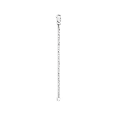 1.8mm 14kt White Gold Cable-Chain Necklace Extender