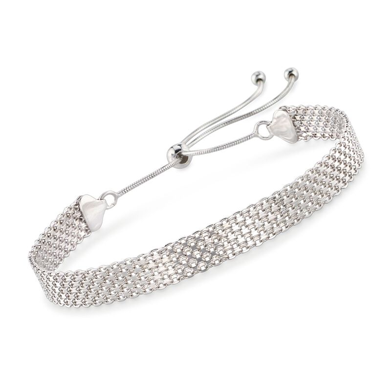 Sterling Silver Bismark-Link Bolo Bracelet image number 0