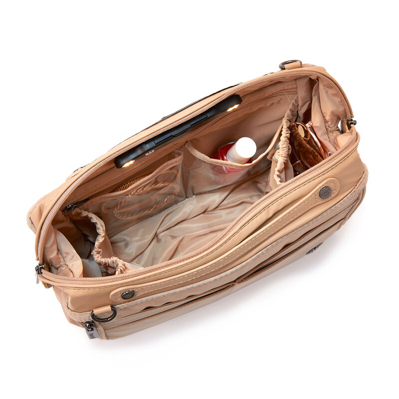 Pursen Littbag Lighted Nude Nylon Purse Organizer image number 2
