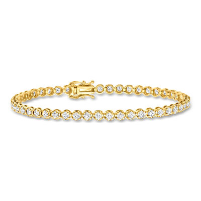 3.00 ct. t.w. Diamond Tennis Bracelet in 14kt Yellow Gold