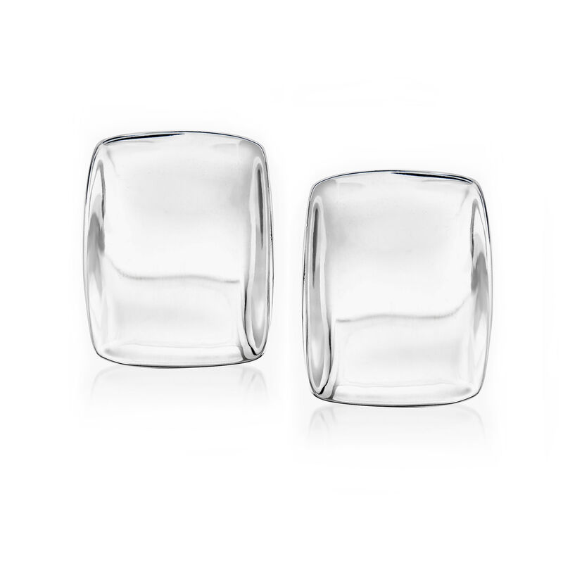Zina Sterling Silver &quot;Palm Springs&quot; Large Clip-On Earrings image number 2
