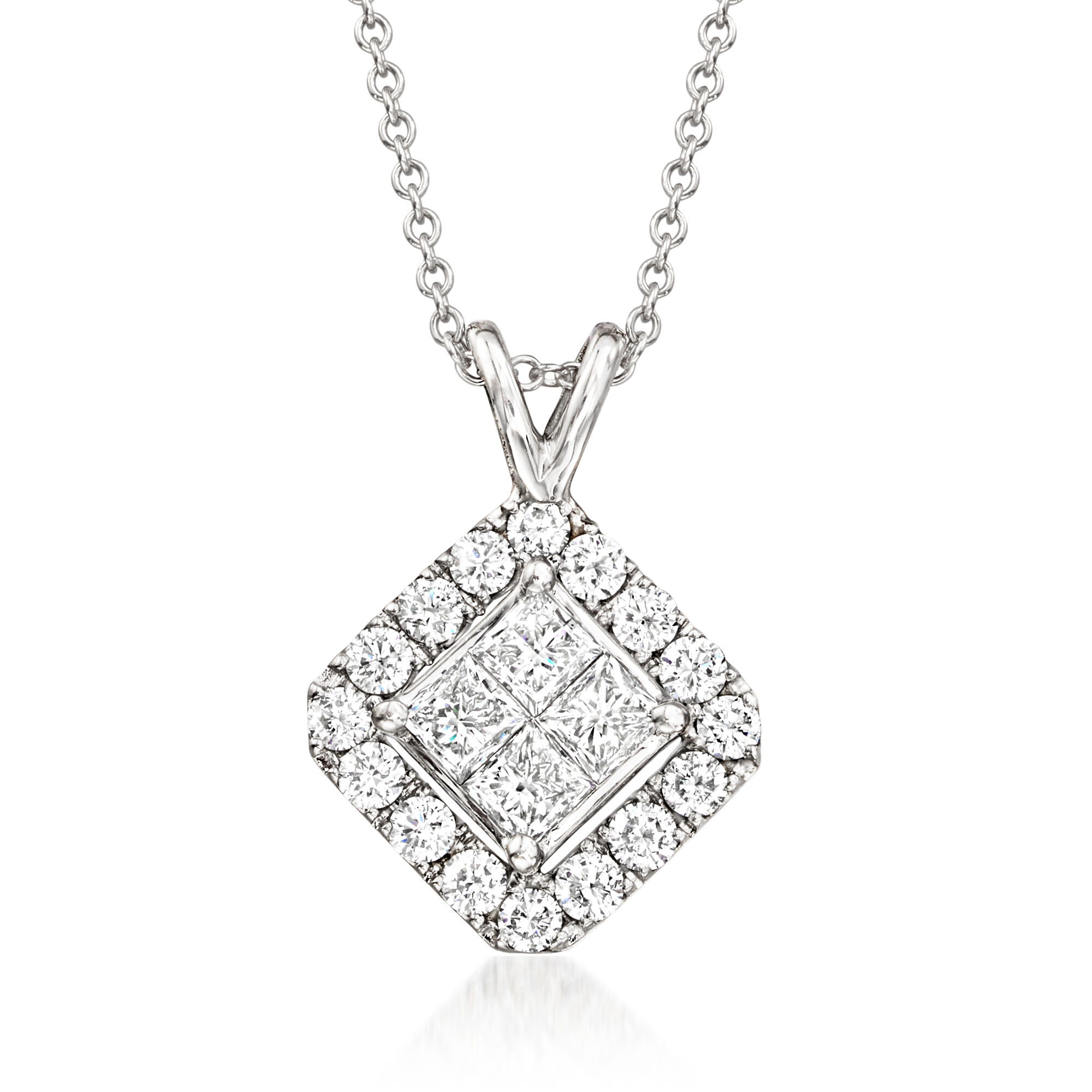 pendant（第1世代）＋ Catlog Board 2 C. 2000 Vintage 1.65 ct. t.w. Diamond Cluster Pendant