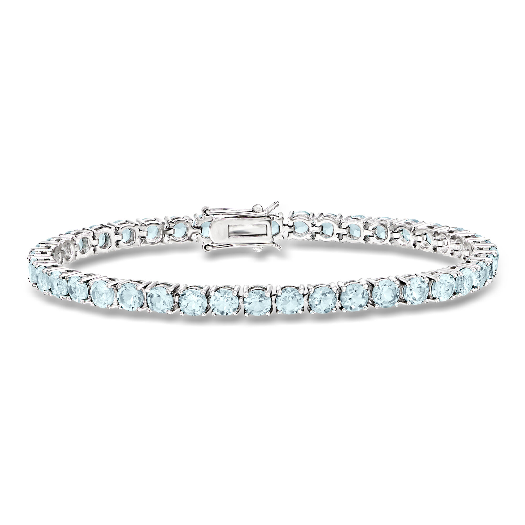 9.00 ct. t.w. Sky Blue Topaz Tennis Bracelet in Sterling Silver