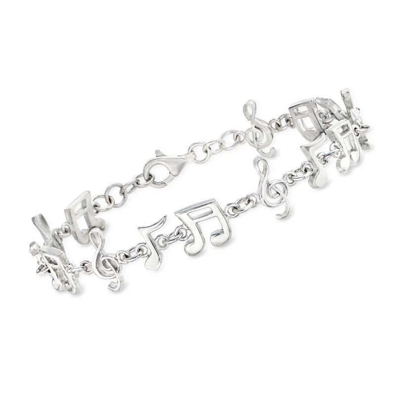Sterling Silver Musical Notes Bracelet Sterling Silver Musical Notes Bracelet