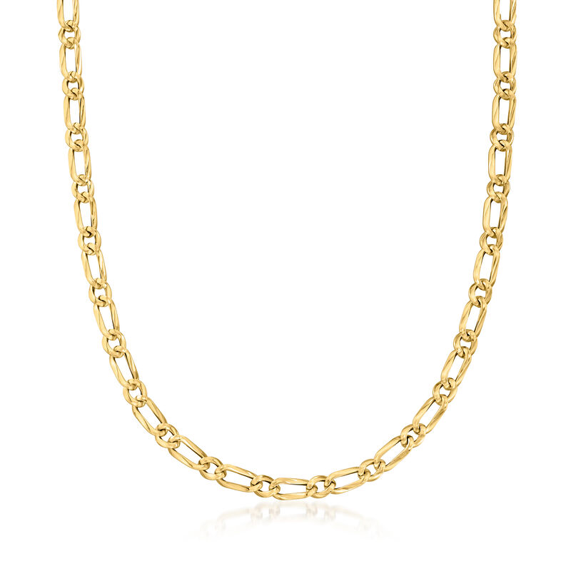 Italian 14kt Yellow Gold Twisted Cable-Link Necklace image number 0