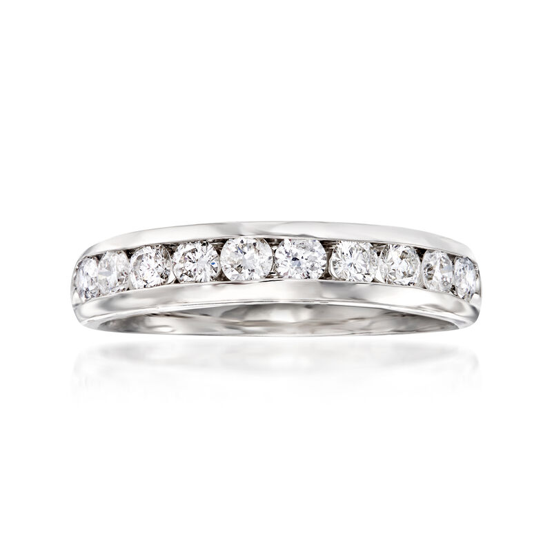 .75 ct. t.w. Diamond Wedding Band in 14kt White Gold image number 0