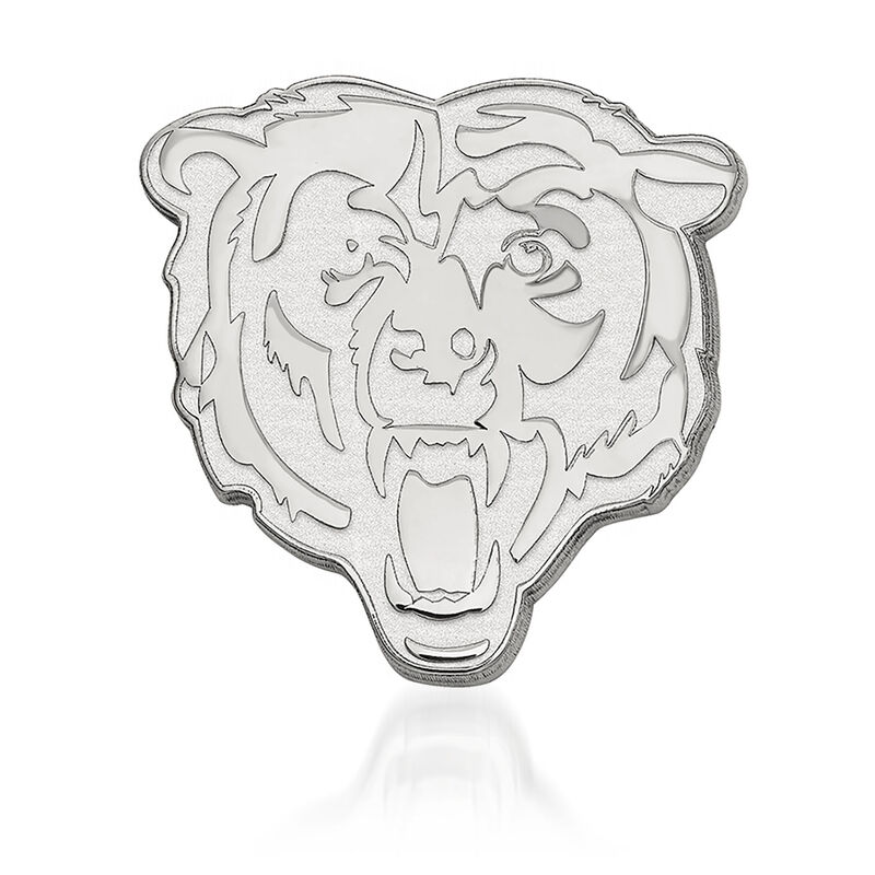 Sterling Silver NFL Chicago Bears Lapel Pin image number 0