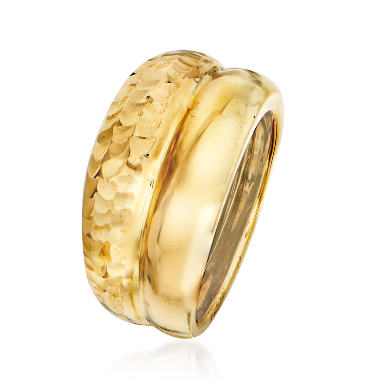 Italian 14kt Yellow Gold Ring image number 2