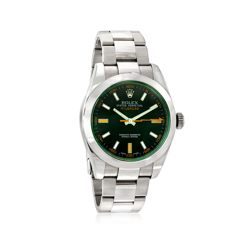 C. 2009 Vintage Rolex Milgauss Men's 36mm Automatic Stainless Steel Watch image number 0