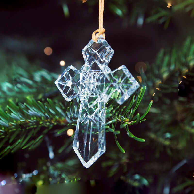 Waterford Crystal 2024 Annual Cross Ornament image number 3